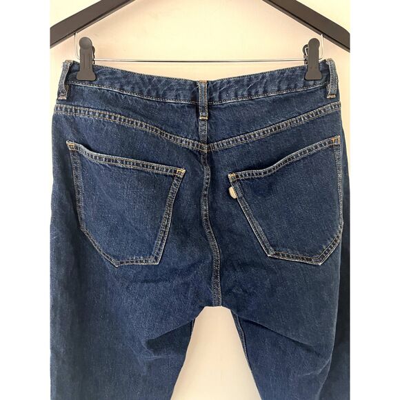 Womens Aalto Tapered Denim Jeans Cropped Pants Size 38 Fr - Picture 6 of 6